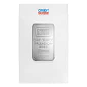 Credit Suisse Palladium Bars