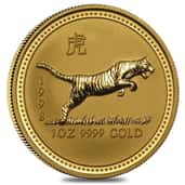 Lunar Year Of The Tiger Gold Coins