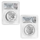 2023 Morgan and Peace Proof Silver Dollar