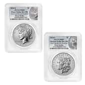 2025 Morgan and Peace Reverse Proof Silver Dollars