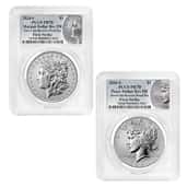 2024 Morgan and Peace Reverse Proof Silver Dollar