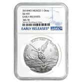 Certified Mexican Silver Libertad Coins