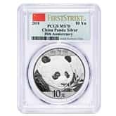 Certified Silver Panda Coins