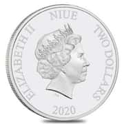 Silver Darth Vader Coin Obverse