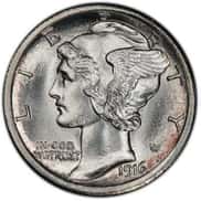 1916-D Mercury Dime