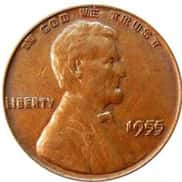 1955 DDO Lincoln Wheat Penny