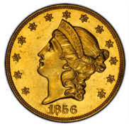 1849-1907 Liberty Head $20 Gold Coin