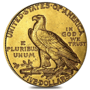 Indian Head $5 Gold Coin