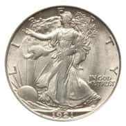 1921 Walking Liberty Half Dollar