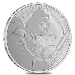 Silver Darth Vader Reverse