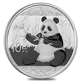 Best 2017 silver coin 30 gram Chinese Silver Panda 10 Yuan .999 Fine BU