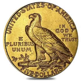 Indian Head $5 Gold Coin back
