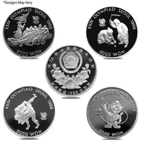 1/2 oz South Korea Seoul Olympics Silver Coin |Bullion Exchanges