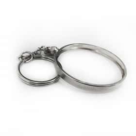Silver Plated 38.1mm Bezel Key Morgan/Peace | Bullion Exchanges