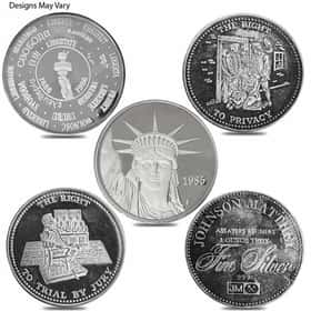 1 oz Johnson Matthey Silver Round (Random) | Bullion Exchanges