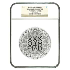 2012 1 Kilo London Olympics Silver Coin NGC PF 69 UCAM
