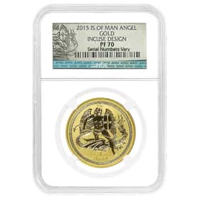 2015 Isle of Man 1 oz Proof Angel Gold Coin NGC PF 70 UCAM 2015 Isle of Man 1 oz Proof Angel Gold Coin NGC PF 70 UCAM