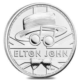 2021 1 oz Silver Music Legends Elton John Coin|Bullion Exchanges