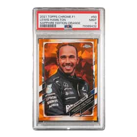 2021 Topps Chrome F1 Lewis Hamilton #50 Card PSA 9 MT