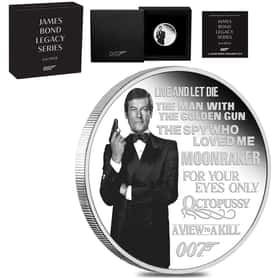 2022 James Bond Legacy Colorized Silver Coin | Bullion Exchanges