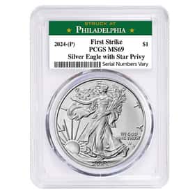 2024 Star Privy 1 oz Silver American Eagle PCGS MS 69 FS