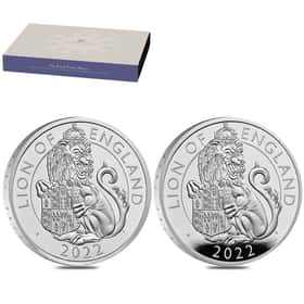 Tudor Beasts Lion of England 5oz Silver