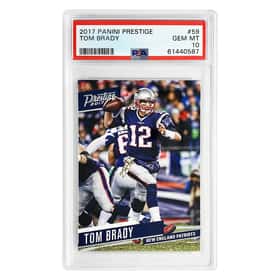2017 Panini Prestige Tom Brady #59 PSA 10 GEM MT Football Card