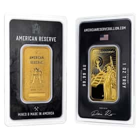 1 oz Asahi American Reserve Columbia Goddess Gold Bar .9999 Fine
