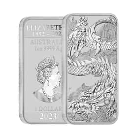 2023年　アポロ銀貨　1オンス 2023 1 oz Australia 35th Anniv Platinum Koala Coin (BU