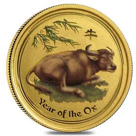2009 1/10 oz Gold Lunar Year of The Ox | Bullion Exchanges