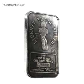 1986 1 oz Engelhard MTB Liberty Silver Bar | Bullion Exchanges