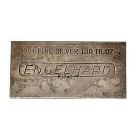 100 oz Engelhard Silver Bar 9th Series Serial Number