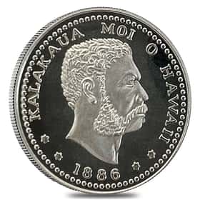 1986 Hawaii 1/2 oz Silver Kalakaua Medal | Bullion Exchanges
