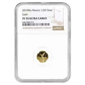 2019 1/20 oz Mexican Gold Libertad NGC PF 70 | Bullion Exchanges