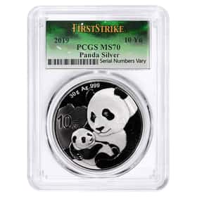 2019 30 Gram Chinese Silver Panda PCGS MS 70 FS (Cheng Chao)