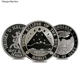 Hawaii 1 oz Silver Medals .999 Random Design | Bullion Exchanges