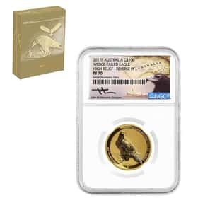 2017 1 oz Proof Gold Wedge-Tailed Eagle Perth Mint NGC PF 70