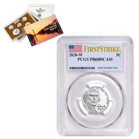 2020-W Jefferson Nickel PCGS PF 69 FS | Bullion Exchanges