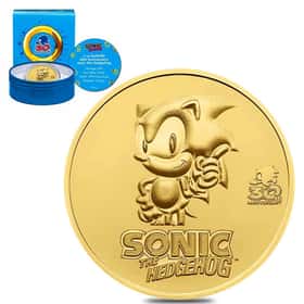 2021 Niue 1 oz Sega Sonic the Hedgehog 30th Ann. Gold Coin BU