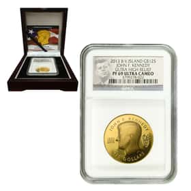 2013 1 oz Gold BV Islands JFK NGC PF 69 | Bullion Exchanges