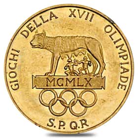 1960 Italy Gold Medal Rome Olympics - Bullion Exchanges