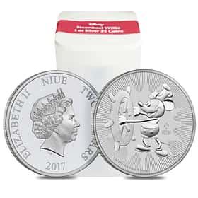 2017 1 oz Niue Silver Disney Steamboat Willie Coin