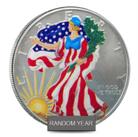 Colorized coin