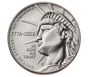 2026 Enduring Liberty 250th Anniversary Half Dollar obverse