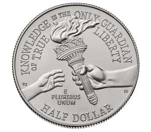 2026 Enduring Liberty 250th Anniversary Half Dollar reverse