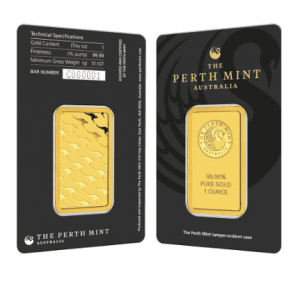 1 oz gold bar