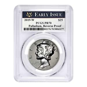2019-W 1 oz Reverse Proof Palladium American Eagle PCGS PF 70 Early Issue