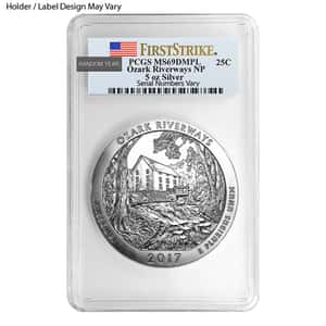 5 oz Silver America the Beautiful ATB PCGS MS 69 DMPL (Random Year)