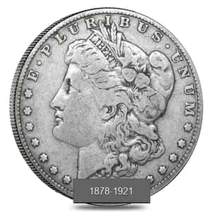 1878-1921 Morgan Silver Dollar Cull (Random Year)