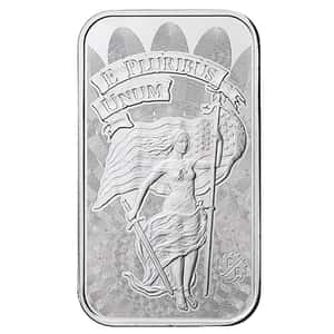 1 oz Unity Silver Bar .999 Fine